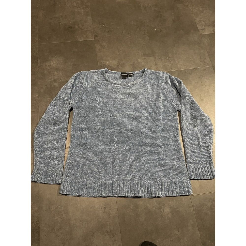 VTG‎ 90's Erika Sweater Size S Blue Knit. D-201